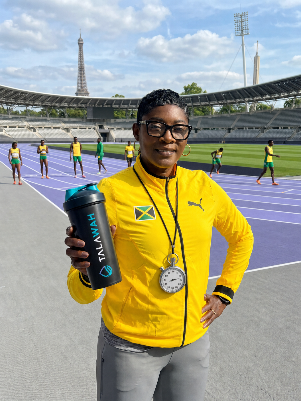 Olympic Coach at the track